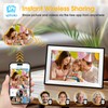 EMITEVER 10.1 Inch WiFi Digital Picture Frame 32GB Storage,1280x800 IPS
