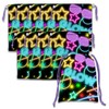 Glow Light Neon Drawstring Bags Kids Birthday Party Supplies Favor
