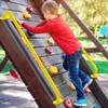 Lounsweer 2 Pcs 37'' Playground Handle Metal Playground Safety Handle