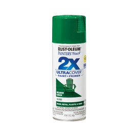 Rust-Oleum 249100 Painter's Touch 2X Ultra Cover Spray Paint, 12 oz, Gloss Meadow Green