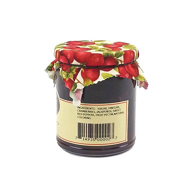 Cran-Peno Preserves, Natural Cranberry-Jalapeno Specialty Pepper Jelly, 11-Ounce Each (3