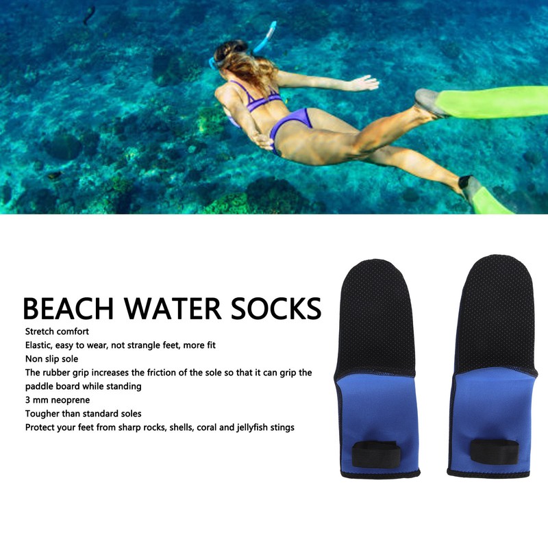 3mm Diving Socks Anti Slip Wear Resistant Comfortable Thermal Beach