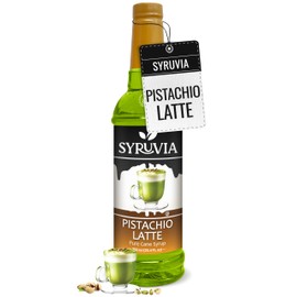 Syruvia Pistachio Latte Syrup for Coffee 25.4 fl oz