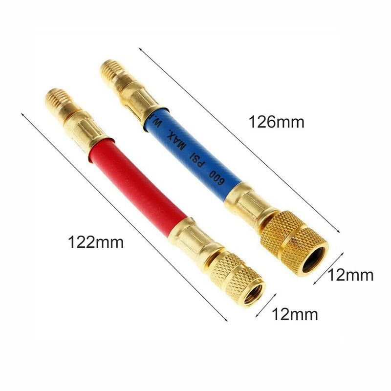 Riloer 8x A/C R12 R134A Air Conditioning Cooling Connection Adapter