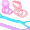 Figure-8 Core Latex Rope Stretching Band Shoulder Stretching 47cm - Purple 5ea