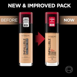 Oreal Paris Makeup Infalible Hour Fresh Wear Foundation Rose Pearl Onza