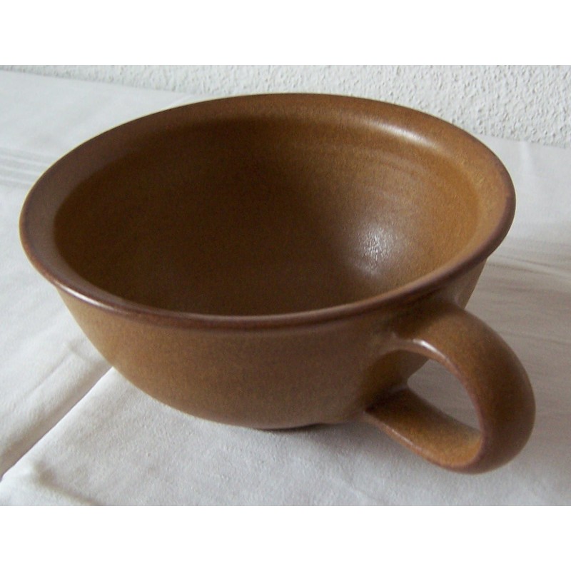 Töpferei Annett Fischer Coffee Bowl Hand-Potted Height 7 cm Diameter