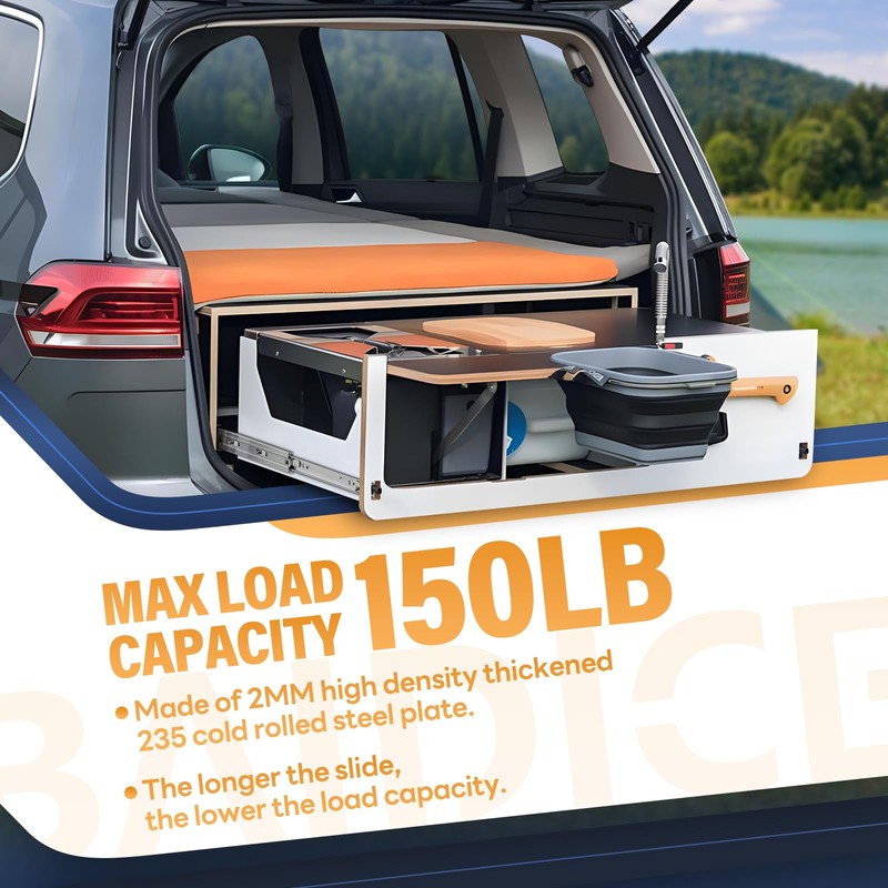 BAIDICE 1 Pair Heavy Duty Drawer Slides with Lock 12
