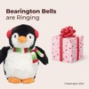 Bearington Christmas Stuffed Animals Christmas Penguin Plush Winter Toy -