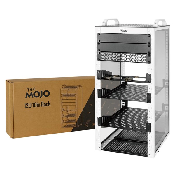 Tecmojo 12U Network Rack, 10 inch Mini Server Rack with