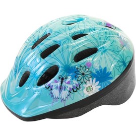 Palmy Kids Helmet, Flower/Blue (M27), 20.5 - 22.0 inches (52 - 56 cm), Inner Width: 5.7 inches (14.5 cm), SG Standard