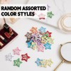 Y2K Star Hair Clips,20 Pcs Polka Dot Snap Barrettes (Multicolor)