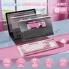 YUNZII B98 PRO 96% Wireless Mechanical Keyboard(Pink, Candy Switch)