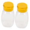 Kisangel Sets Multi-Purpose Squeeze Bottles Honey Jars Dispenser for Condiments