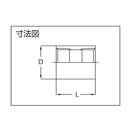 TRUSCO Threaded Pipe Fitting SUS Hex Nipple 15A TSTN15A