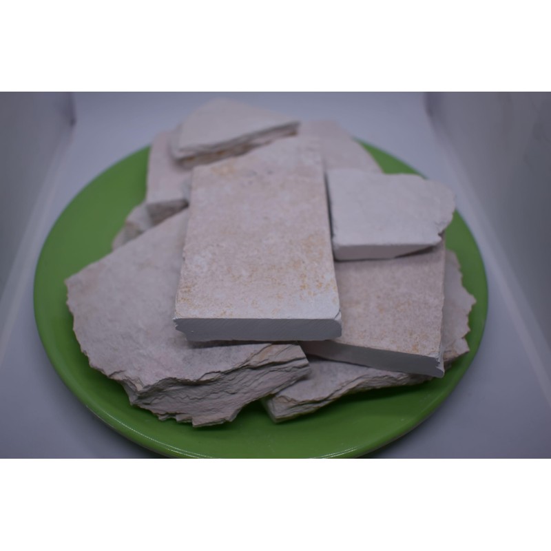 White Slate Shale Stone 200 Grams