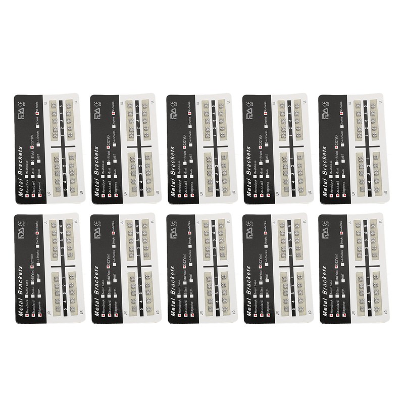 200pcs 022 Slot Dental Brackets Brace Highly Polished Monoblock Edgewise