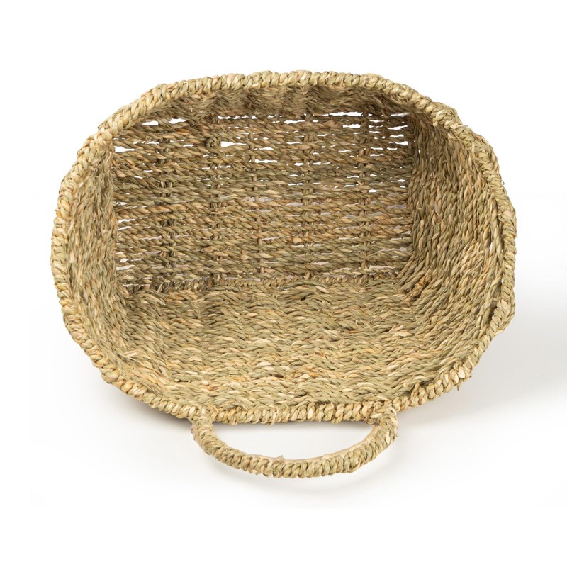 Kultilanda Hanging Wall Basket Handwoven Wicker Basket for Plants, Flowers