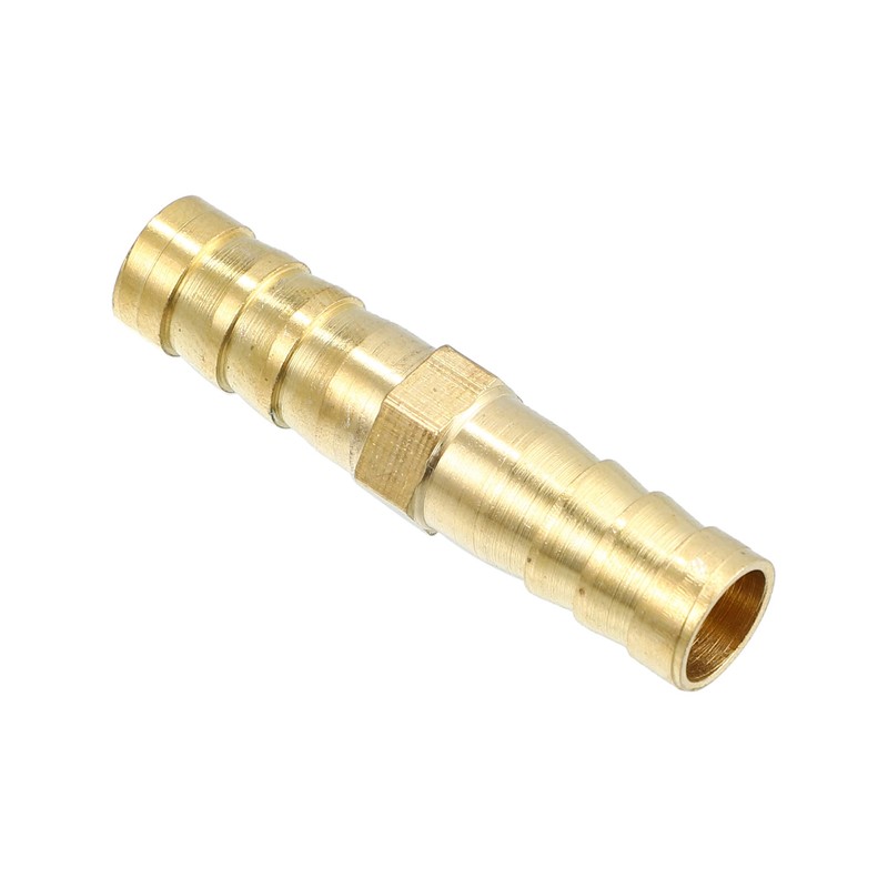X AUTOHAUX 1 Set 8mm Copper Hose Barb Fitting Connector