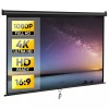 SEGAWE 80" 16:9 Projection Projector Screen Manual Pull Down Home