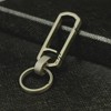 Kurohido Krak02 Titanium Key Chain, Titanium Key Ring, Spring Free,