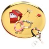 Stainless Steel Serving Tray Plate for Tea Set Fruits Candies