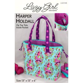 Lazy Girl Designs Harper Holdall Tote Pattern by Lazy Girl Designs