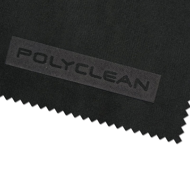 POLYCLEAN 2 x Microfibre Cleaning Cloths for Glasses and Displays