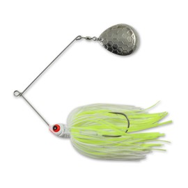 Northland Fishing Tackle Reed Runner Single Spin - Premium Spinner Baits for Freshwater - Lures for Bass, Pike, and Musky, Whitetreuse, 1/4 Oz