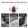 12 X 48inch Car Light Tint Film, Cuttable&Stretchability Car Headlight
