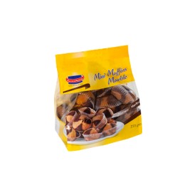 KuchenMeister Mini Muffins Marble in Bag 255 g - Loose, Juicy Marble Muffins in Mini Format Perfect for in Between and on the Go (1 x 255 g)