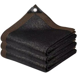 Sun Protection Shade Net, Garden Shade Net with Eyelets, Black Shade Net, Awning for Outdoor Pergola, Balcony, Greenhouse, Beach, Patio, Vegetable Garden, Raised Bed, Garden Vegetables (3 x 3 m)