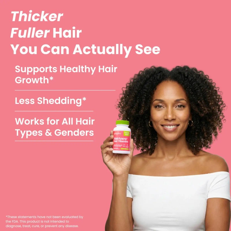 Naturenetics Hairanew Vitaminas Crecimiento Cabe