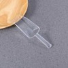4.5 Inch Clear Plastic Multi-Purpose Scoops, Ice Scoop for Weddings,