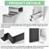 CODIRATO 4 PCS Over Door Hooks Stainless Steel Reversible Hooks