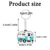 Camper Keychain 6pcs, Key Ring with Campervan Key Decoration Pendant