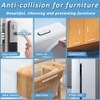 Anti-Collision Bumper Guard Protector Clear Strips, Adhesive Bumpers for Furniture,