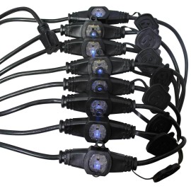 XC-MEP14-529 ProX 52FT 110V Male to 9 Outlet 110v Edison Female Power Cord [XC-MEP14-529-