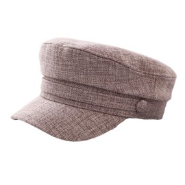 crazy bean Military Cap Women's Men's Vintage Army Cap Unisex Adjustable Baseball Cap Sun Hat Military Hat for Sports Travel Hiking, pink