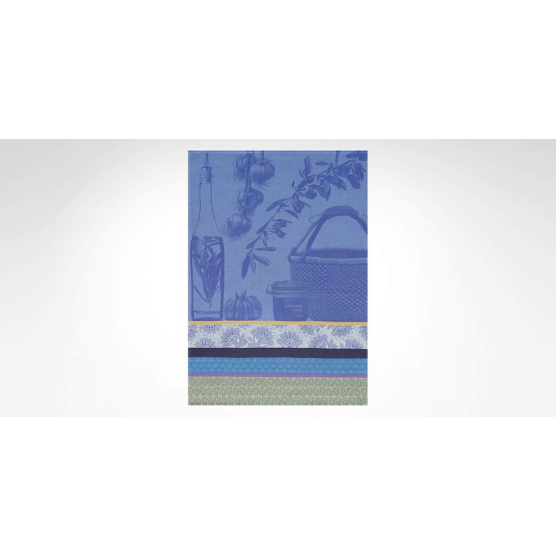 Le Jacquard Français 20872 Geschirrtuch Saveurs de Provence Bleu Lavande