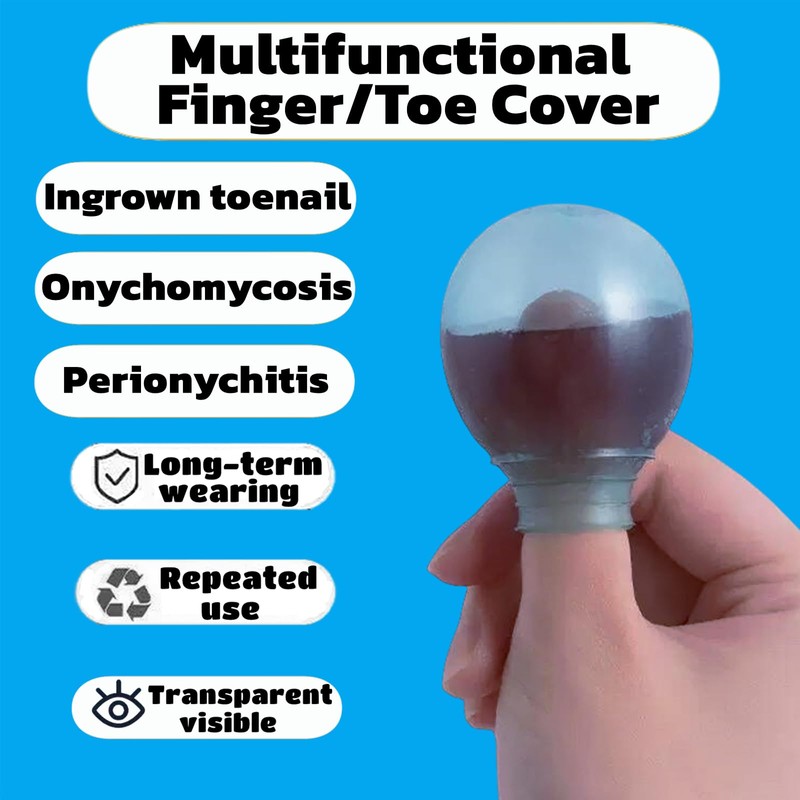 Finger Covers & Waterproof Toe – Durable Shower Sleeves for