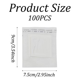pson 100Pcs Portable Coffee Filter Bags, Disposable Hanging Ear Drip Coffee Filters Paper for Travel, Camping, Office, Home, Outdoor Brewing