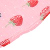 Dog Summer Shirts Cute Strawberry Print Turn Down Collar Snap