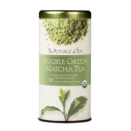 The Republic of Tea Organic Double Green Matcha Gourmet Blend of Organic Green