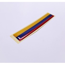 DIGIART INTERNATIONAL 1 COLOMBIAN COLOMBIA FLAG 3D EPOXY CAR EMBLEM FLEXIBLE DURABLE WATERPROOF