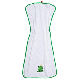 Smithy Handtuch Kinder Frosch, 100% Baumwolle – weiches und praktisches Baby Handtuch, weiß, Größe 50 x 100 cm