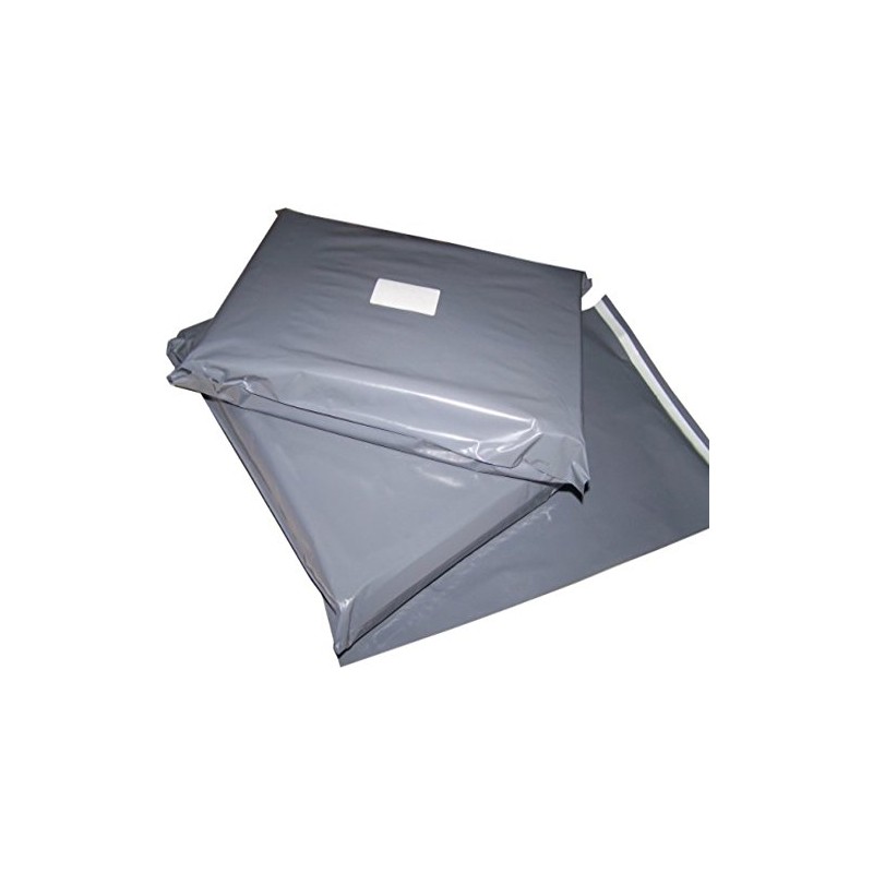 10 Grey Colour Plastic Polythene Peel + Seal Mailing Postal