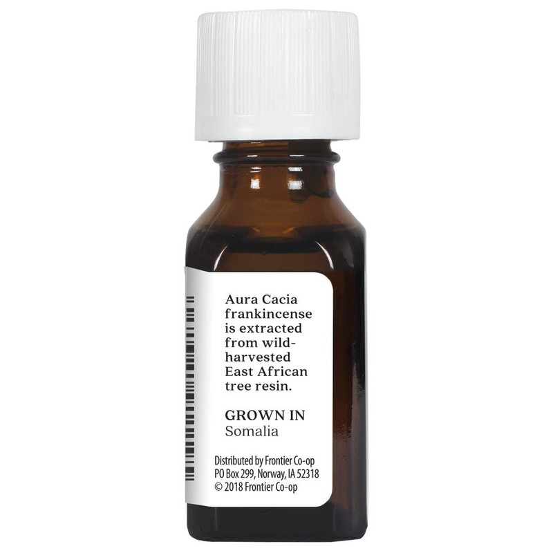 Aura Cacia Essential Oil, Meditative Frankincense, 0.5 Fluid Ounce, Packaging