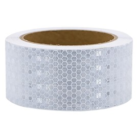 EULAPGOE White Reflective Tape Outdoor Waterproof Reflector Tape for Trailers, Trucks, Auto Signs(2Inch x 33Feet)
