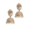 Jhumka Jhumki Indian Jewelry Earrings by Boutique De Luxe, Rose